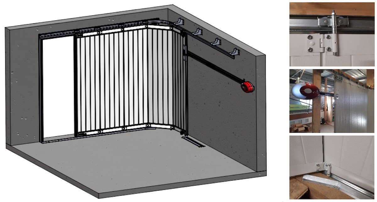 porte sectionnelle Coulissant Latéral – Image 2